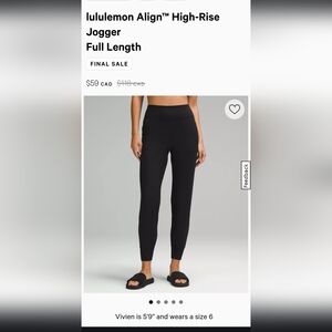 Lululemon align joggers